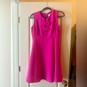 Kate Spade Pink Sleeveless Bow Dress